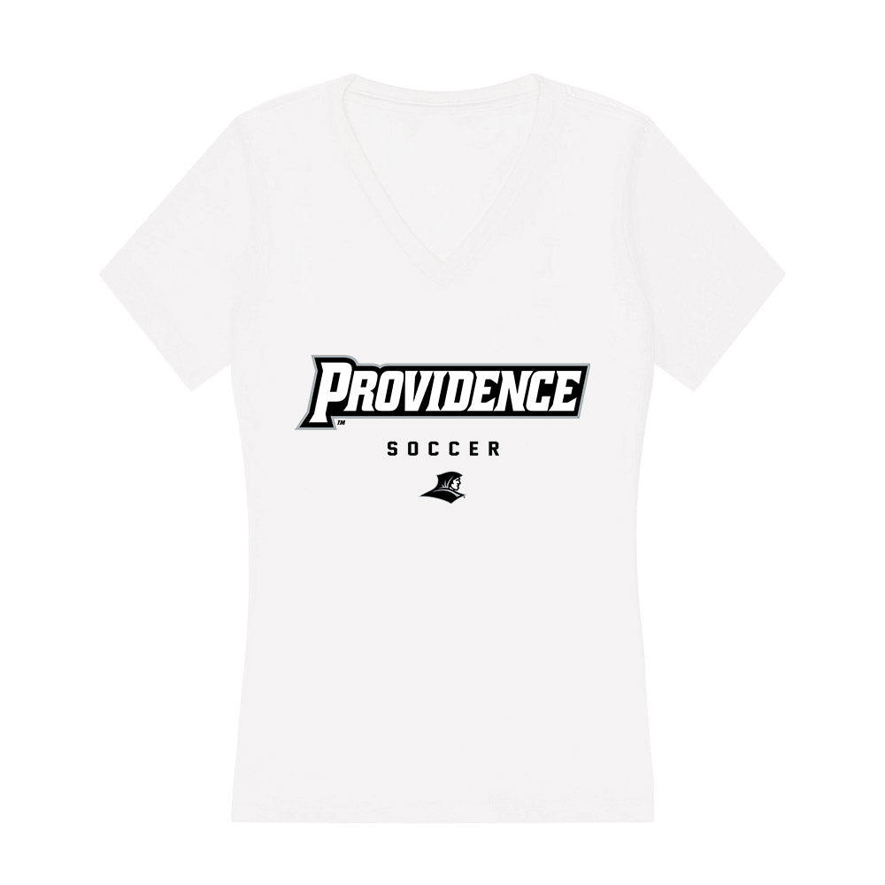 Providence - NCAA Men's Soccer : Andrew Bilbie - Women's V-Neck T-Shirt-0