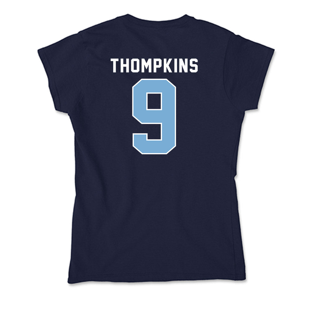 The Citadel - NCAA Football : Cobey Thompkins - Soft Style Women’s T-Shirt-1