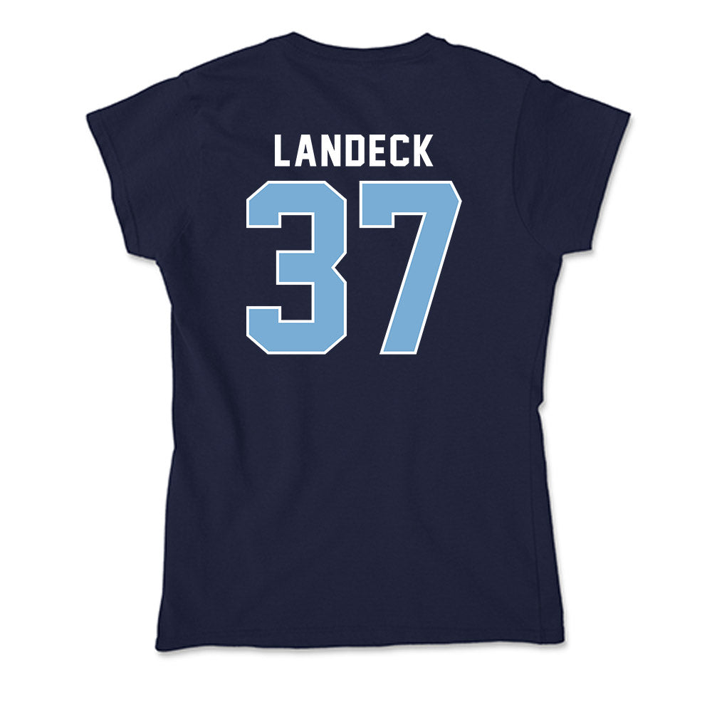 The Citadel - NCAA Baseball : Nathan Landeck - Soft Style Women’s T-Shirt-1