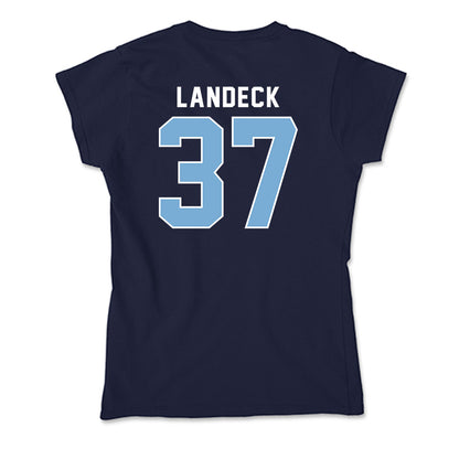 The Citadel - NCAA Baseball : Nathan Landeck - Soft Style Women’s T-Shirt-1
