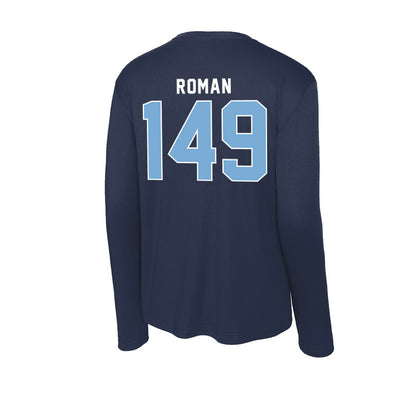 The Citadel - NCAA Wrestling : Dillon Roman - Activewear Long Sleeve T-Shirt-1