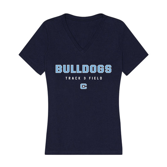 The Citadel - NCAA Men's Track & Field : Joel Amos II - Women's V-Neck T-Shirt-0