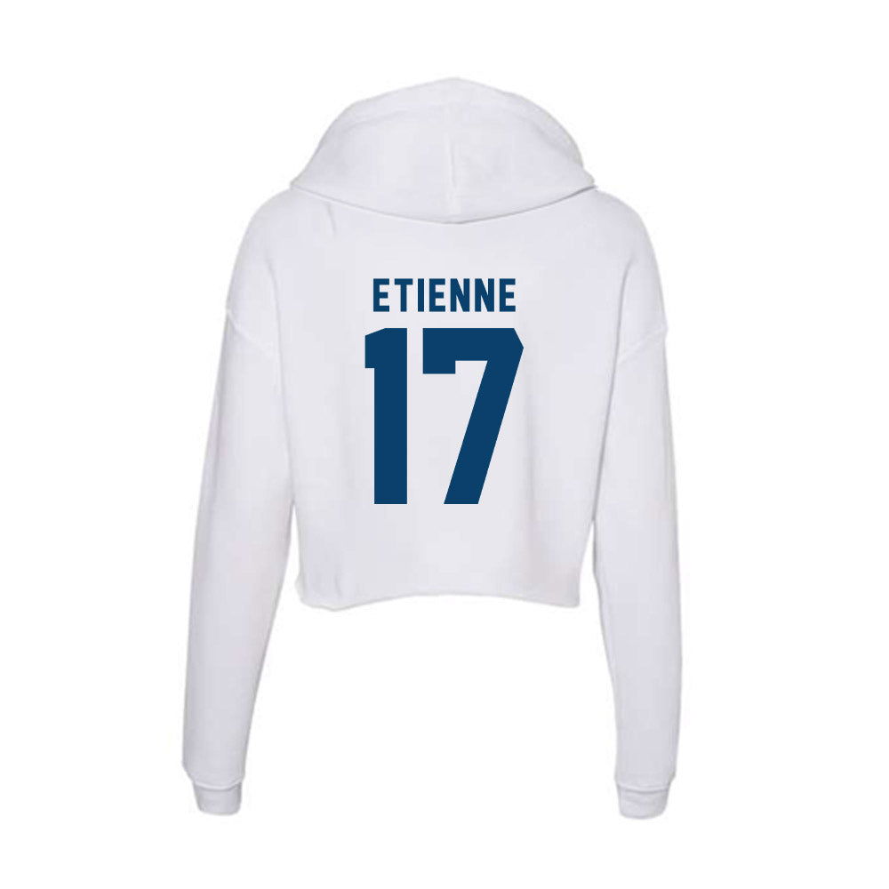 Saint Peter's - NCAA Men's Soccer : Omre Etienne - Women's Crop Fleece Hoodie-2