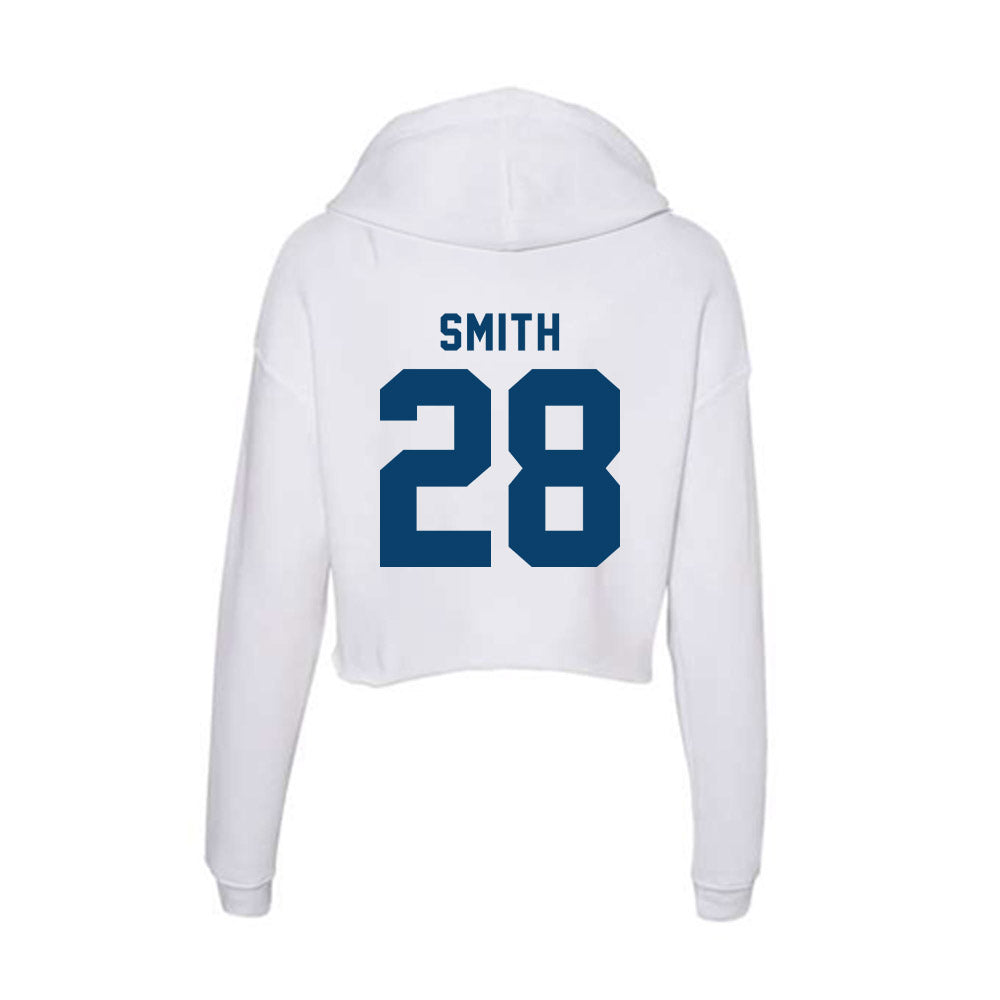 Saint Peter's - NCAA Baseball : Tyler Smith - Women's Crop Fleece Hoodie-3