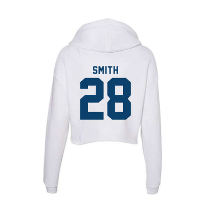 Saint Peter's - NCAA Baseball : Tyler Smith - Women's Crop Fleece Hoodie-3