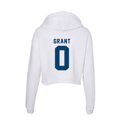 Saint Peter's - NCAA Women's Basketball : Laila Grant - Women's Crop Fleece Hoodie-3