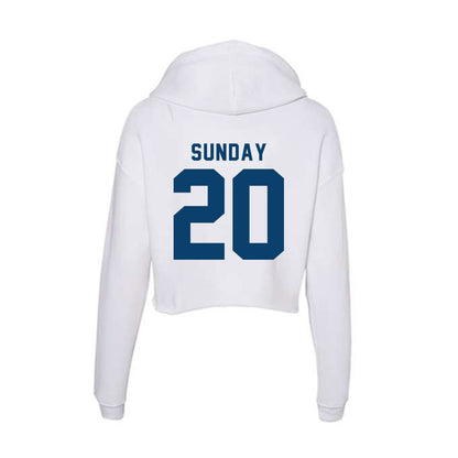 Saint Peter's - NCAA Women's Basketball : Reilly Sunday - Women's Crop Fleece Hoodie-2