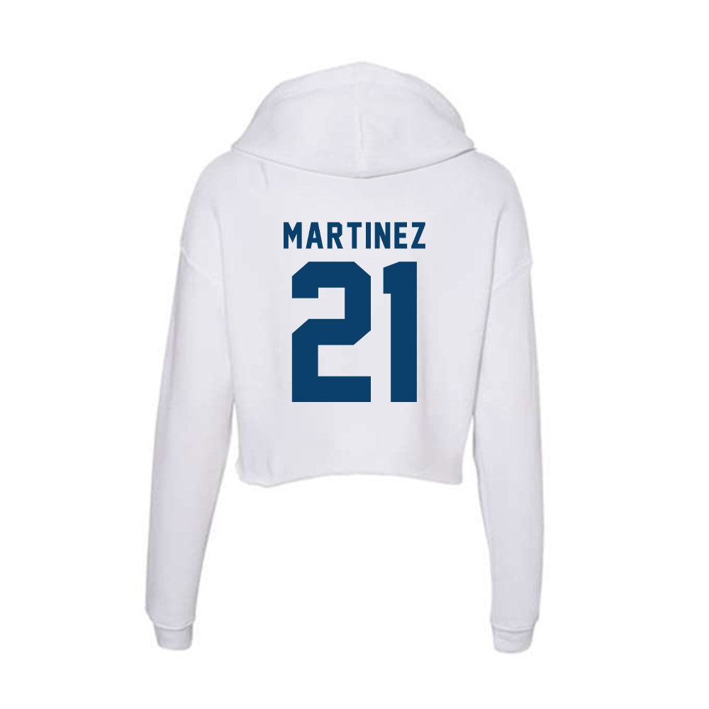 Saint Peter's - NCAA Women's Volleyball : Lara Martinez - Women's Crop Fleece Hoodie-2