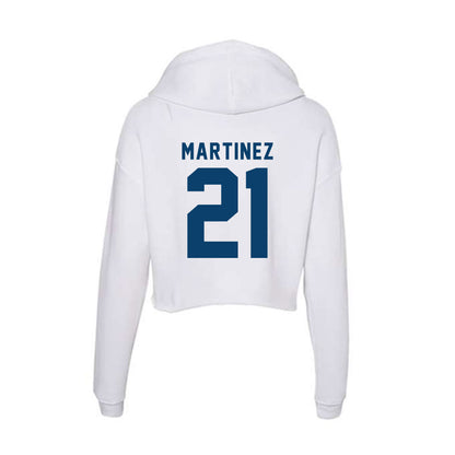 Saint Peter's - NCAA Women's Volleyball : Lara Martinez - Women's Crop Fleece Hoodie-2