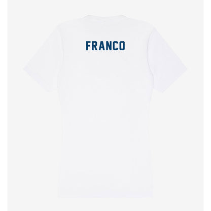 Saint Peter's - NCAA Women's Swimming & Diving : Audrey Franco - Women's V-Neck T-Shirt-1