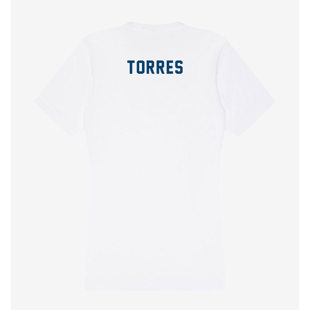 Saint Peter's - NCAA Men's Swimming & Diving : Anthony Torres - Women's V-Neck T-Shirt-1