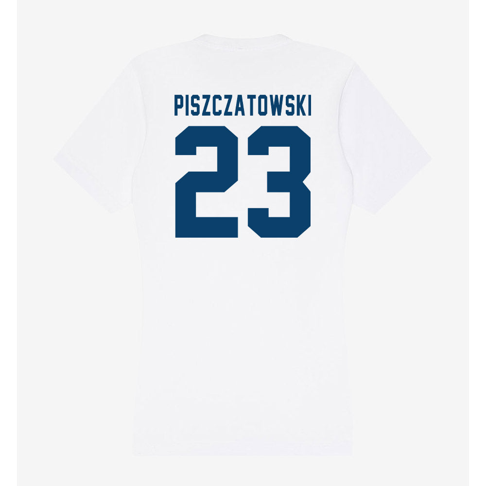 Saint Peter's - NCAA Men's Soccer : Jakub Piszczatowski - Women's V-Neck T-Shirt-1