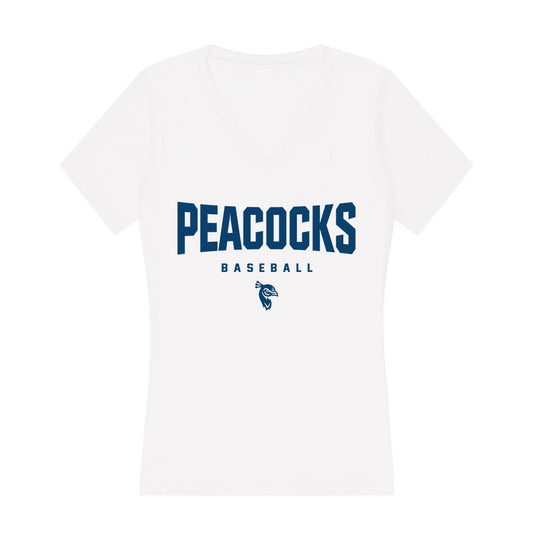 Saint Peter's - NCAA Baseball : Tyler DeClusin - Women's V-Neck T-Shirt-0