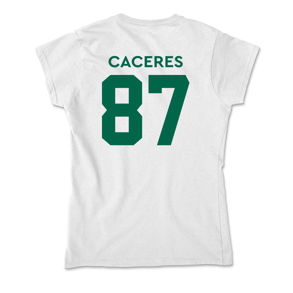Illinois Wesleyan - NCAA Football : Anthony Caceres - Soft Style Women’s T-Shirt-1