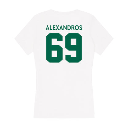 Illinois Wesleyan - NCAA Football : Nici Alexandros - Women's V-Neck T-Shirt-1