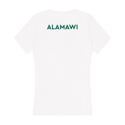 Illinois Wesleyan - NCAA Wrestling : Ameer Alamawi - Women's V-Neck T-Shirt-1