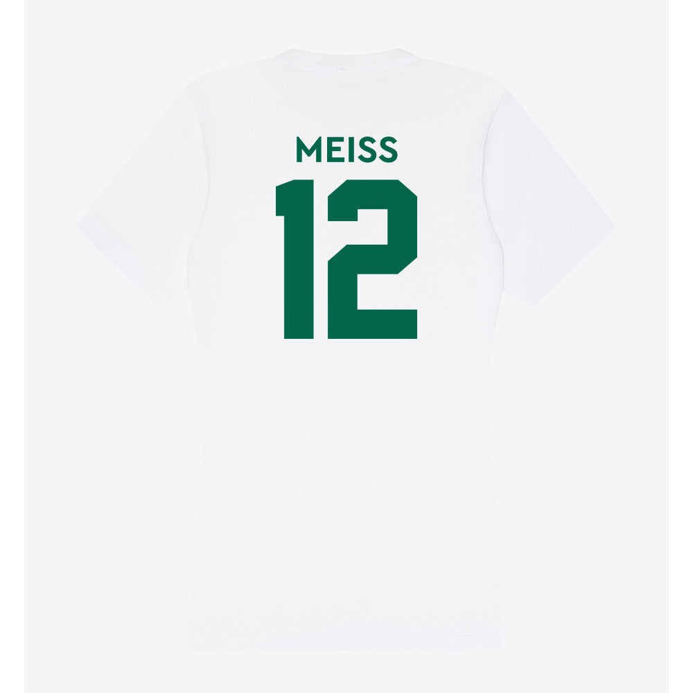 Illinois Wesleyan - NCAA Men's Basketball : Micah Meiss - Women's V-Neck T-Shirt-1