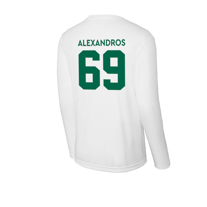 Illinois Wesleyan - NCAA Football : Nici Alexandros - Activewear Long Sleeve T-Shirt-1