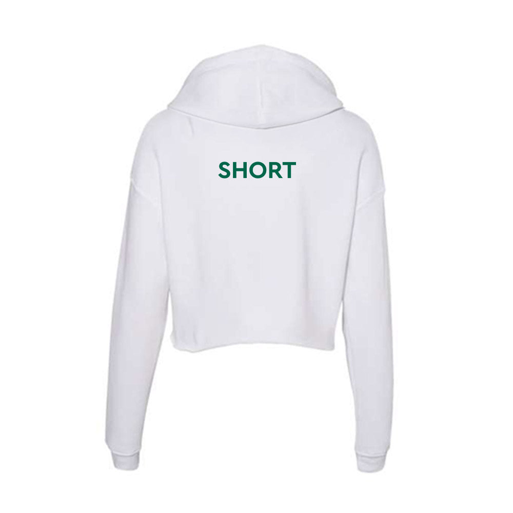 Illinois Wesleyan - NCAA Women's Track & Field : Mallory Short - Women's Crop Fleece Hoodie-1