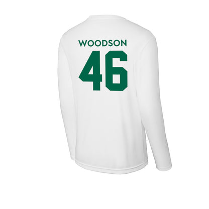 Illinois Wesleyan - NCAA Football : Melchizedek Woodson - Activewear Long Sleeve T-Shirt