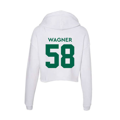 Illinois Wesleyan - NCAA Football : Conner Wagner - Women's Crop Fleece Hoodie-1