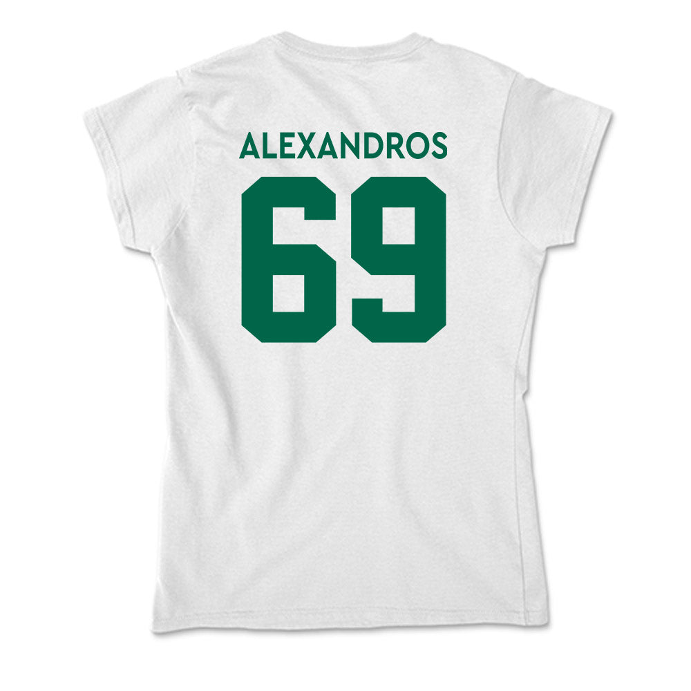 Illinois Wesleyan - NCAA Football : Nici Alexandros - Soft Style Women’s T-Shirt-1