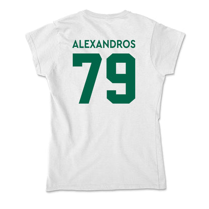 Illinois Wesleyan - NCAA Football : Christos Alexandros - Soft Style Women’s T-Shirt-1