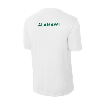 Illinois Wesleyan - NCAA Wrestling : Ameer Alamawi - Performance T-Shirt-1