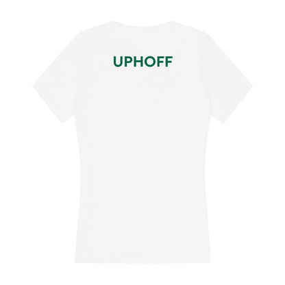 Illinois Wesleyan - NCAA Men's Track & Field : Keagan Uphoff - Women's V-Neck T-Shirt-1