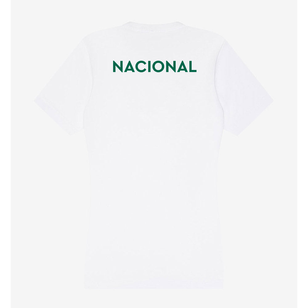 Illinois Wesleyan - NCAA Men's Swimming & Diving : Jacob Nacional - Women's V-Neck T-Shirt-1