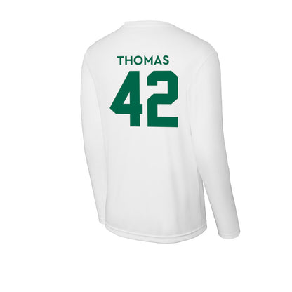 Illinois Wesleyan - NCAA Football : Damontae Thomas - Activewear Long Sleeve T-Shirt-1