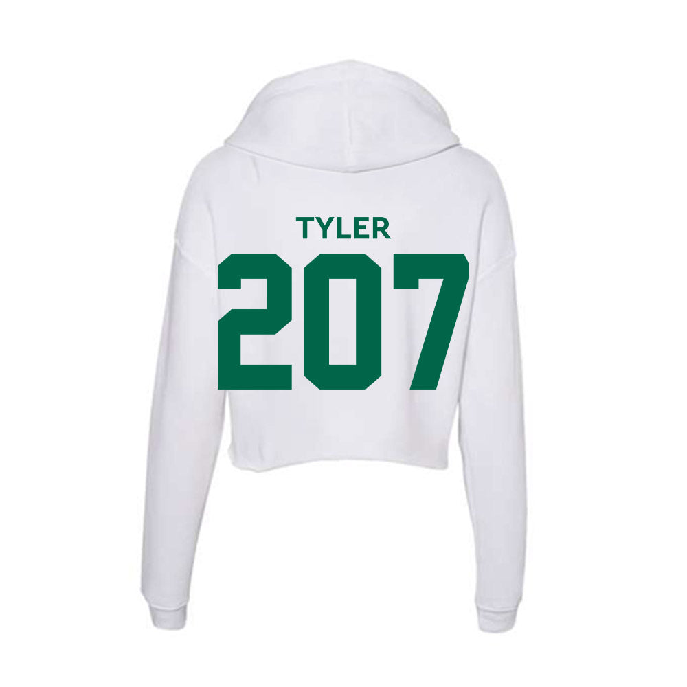 Illinois Wesleyan - NCAA Wrestling : Jurdan Tyler - Women's Crop Fleece Hoodie-1