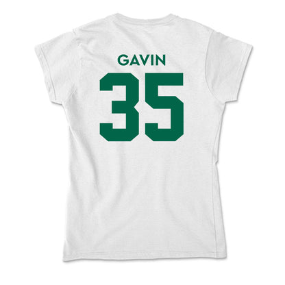 Illinois Wesleyan - NCAA Football : John Gavin - Soft Style Women’s T-Shirt-1