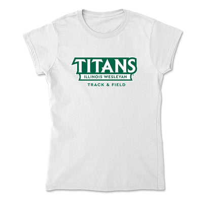 Illinois Wesleyan - NCAA Men's Track & Field : Keagan Uphoff - Soft Style Women’s T-Shirt-0