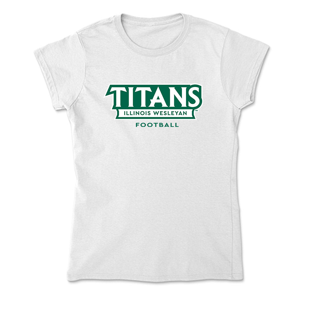 Illinois Wesleyan - NCAA Football : Demarco Hunter - Soft Style Women’s T-Shirt-0