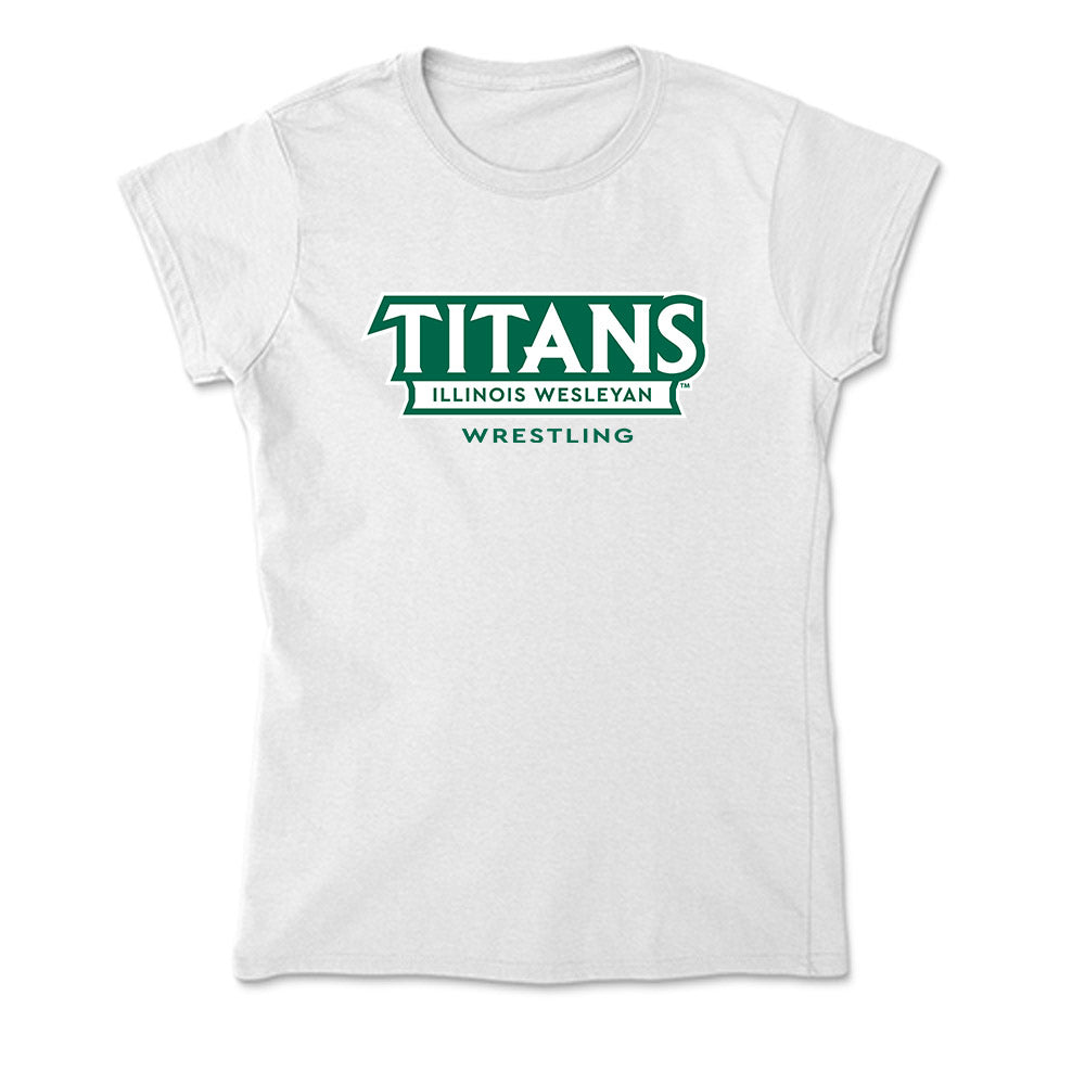 Illinois Wesleyan - NCAA Wrestling : Jurdan Tyler - Soft Style Women’s T-Shirt-0