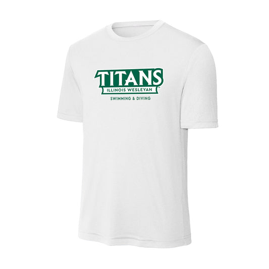 Illinois Wesleyan - NCAA Men's Swimming & Diving : Jacob Nacional - Activewear T-Shirt-0