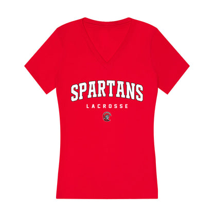 Tampa - NCAA Men's Lacrosse : Gordy Gombold - Women's V-Neck T-Shirt-0