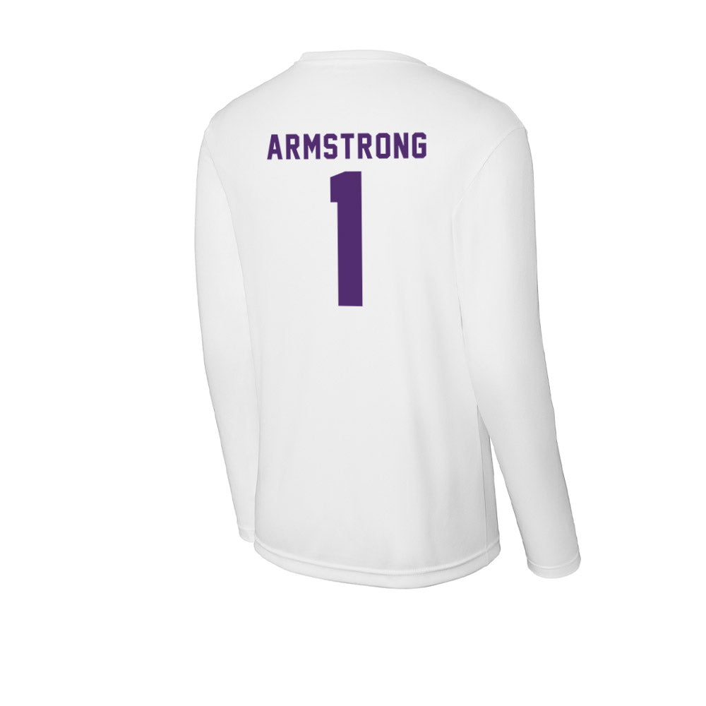 Albion - NCAA Football : Dorian Armstrong - Activewear Long Sleeve T-Shirt-1