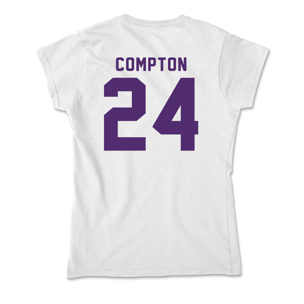 Albion - NCAA Men's Lacrosse : Matthew Compton - Soft Style Women’s T-Shirt-1