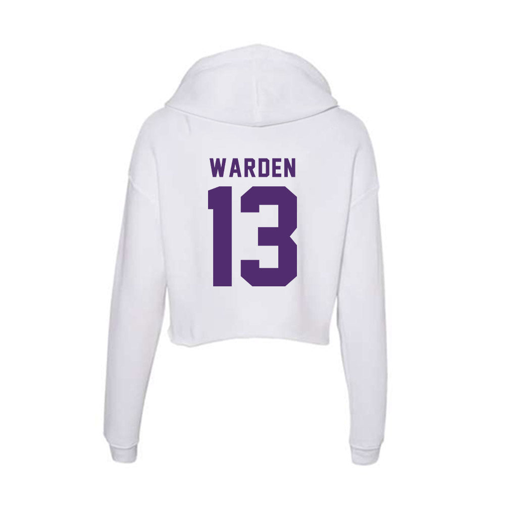 Albion - NCAA Women's Soccer : Maggie Warden - Women's Crop Fleece Hoodie-1