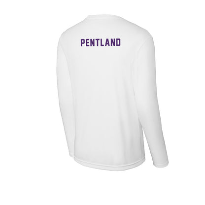 Albion - NCAA Men's Swimming & Diving : Will Pentland - Activewear Long Sleeve T-Shirt-1