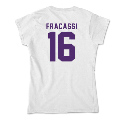 Albion - NCAA Football : Braden Fracassi - Soft Style Women’s T-Shirt-1