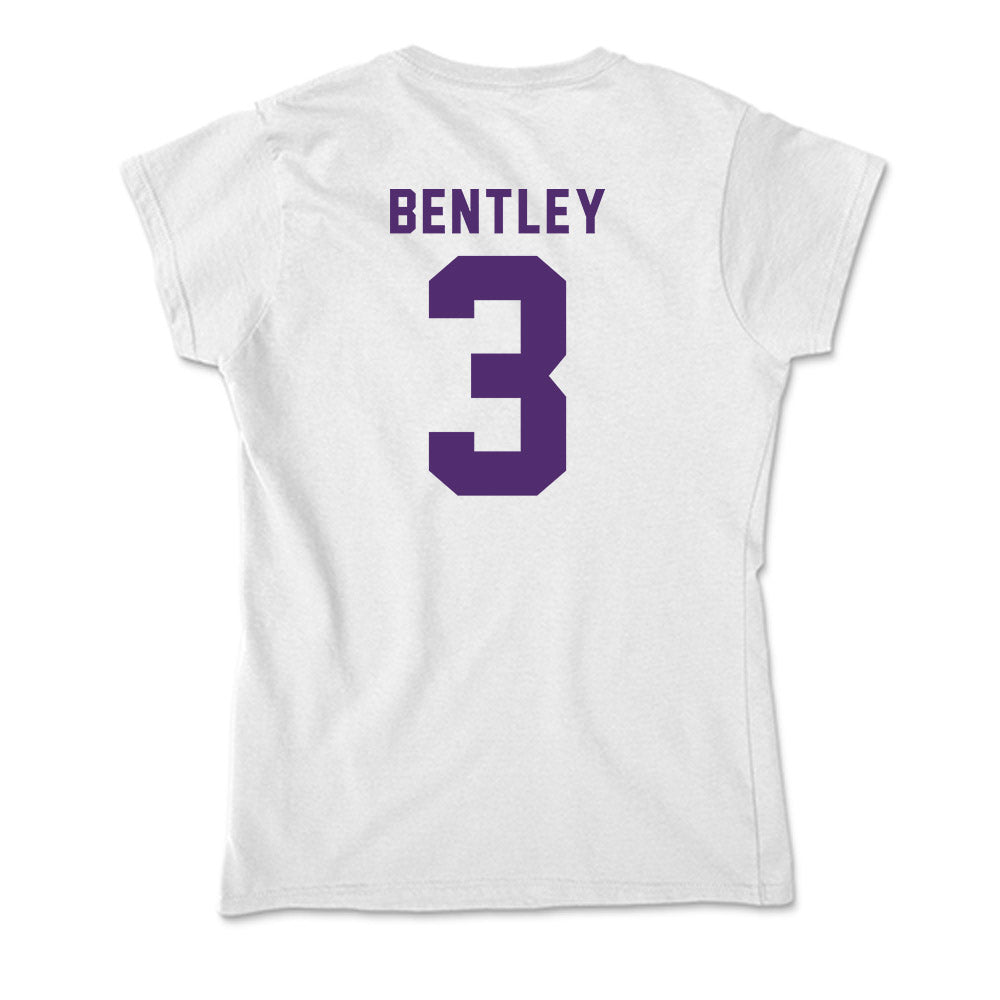 Albion - NCAA Men's Basketball : Kendall Bentley - Soft Style Women’s T-Shirt-1