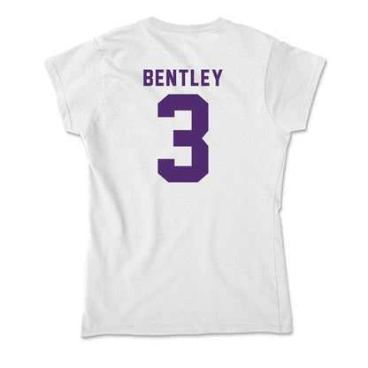 Albion - NCAA Men's Basketball : Kendall Bentley - Soft Style Women’s T-Shirt-1