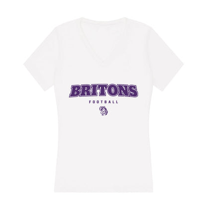 Albion - NCAA Football : Dorian Armstrong - Women's V-Neck T-Shirt-0