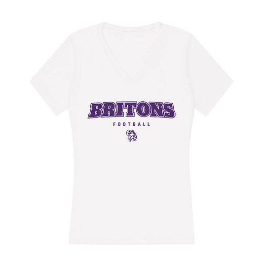Albion - NCAA Football : Braden Fracassi - Women's V-Neck T-Shirt-0