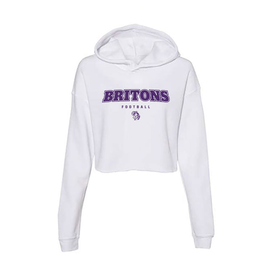 Albion - NCAA Football : Jayvon Foster - Women's Crop Fleece Hoodie-0