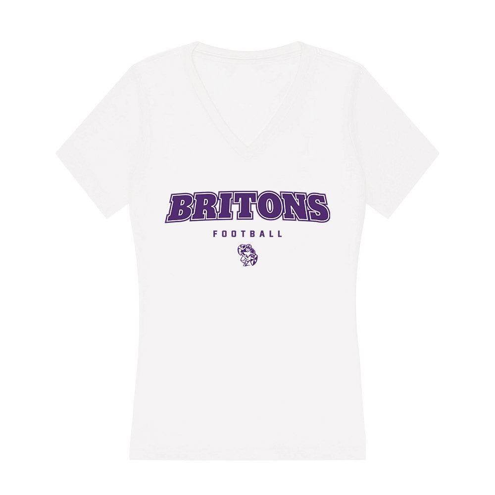Albion - NCAA Football : Jayden Potter - Women's V-Neck T-Shirt-0