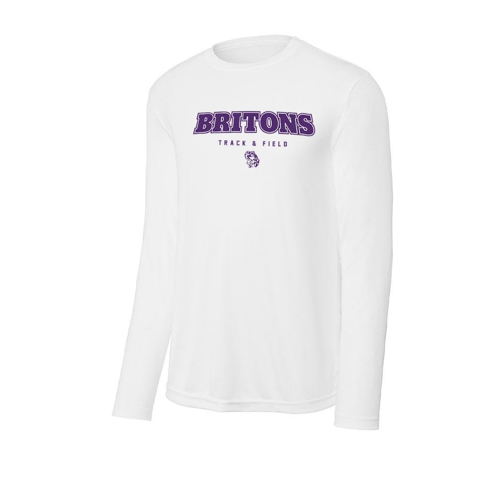 Albion - NCAA Men's Track & Field : Sam VanderWerf - Activewear Long Sleeve T-Shirt-0